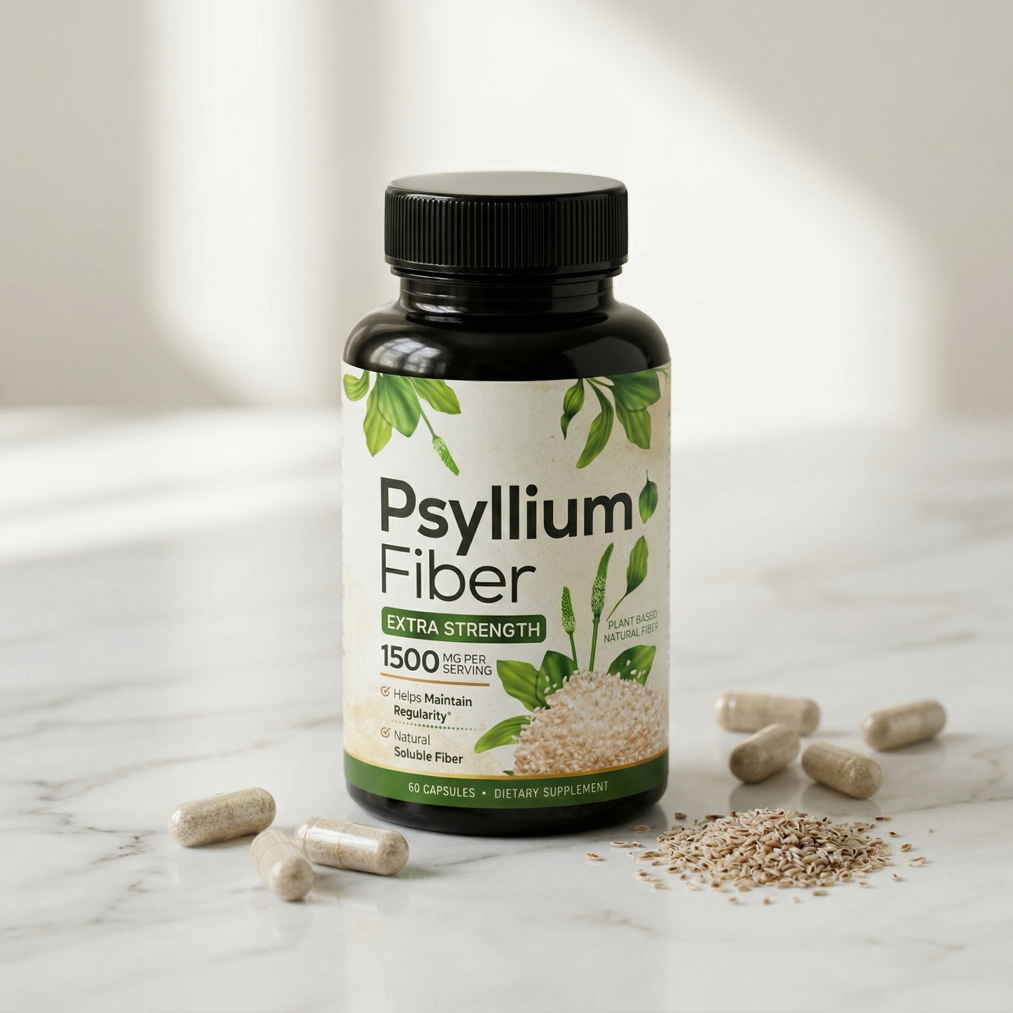 Psyllium Husk Colon Cleanse Capsules